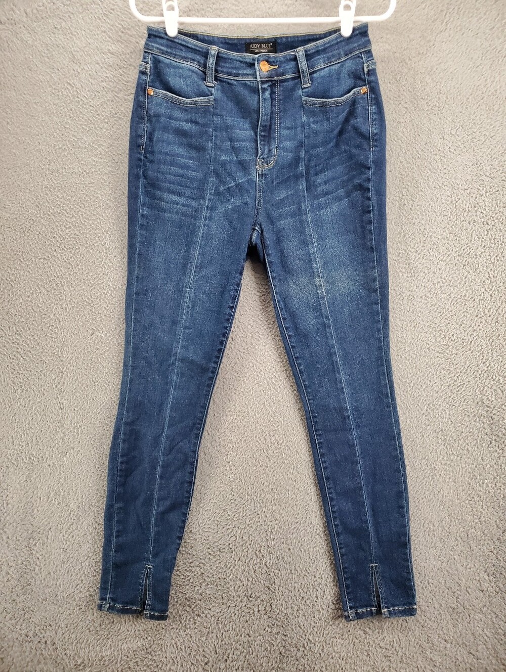 Judy Blue Jeans Road Tripping High Rise Front Seam Skinny Womens Size 7